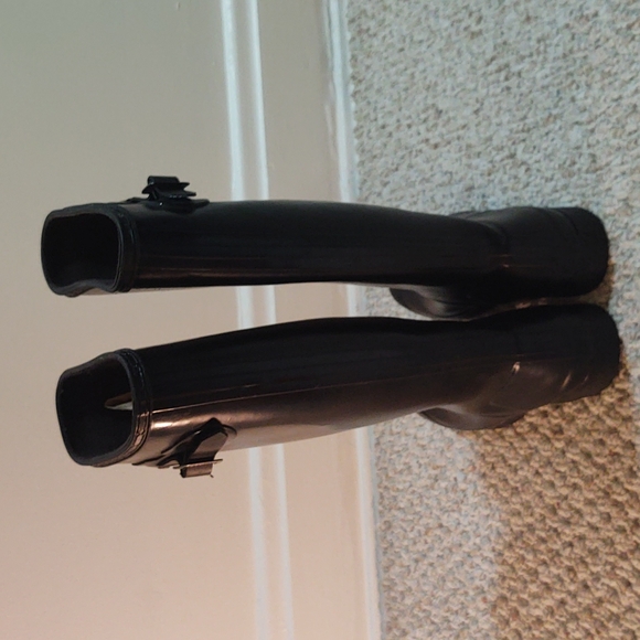 Hunter Black Rainboots Sz 7 - Picture 9 of 13